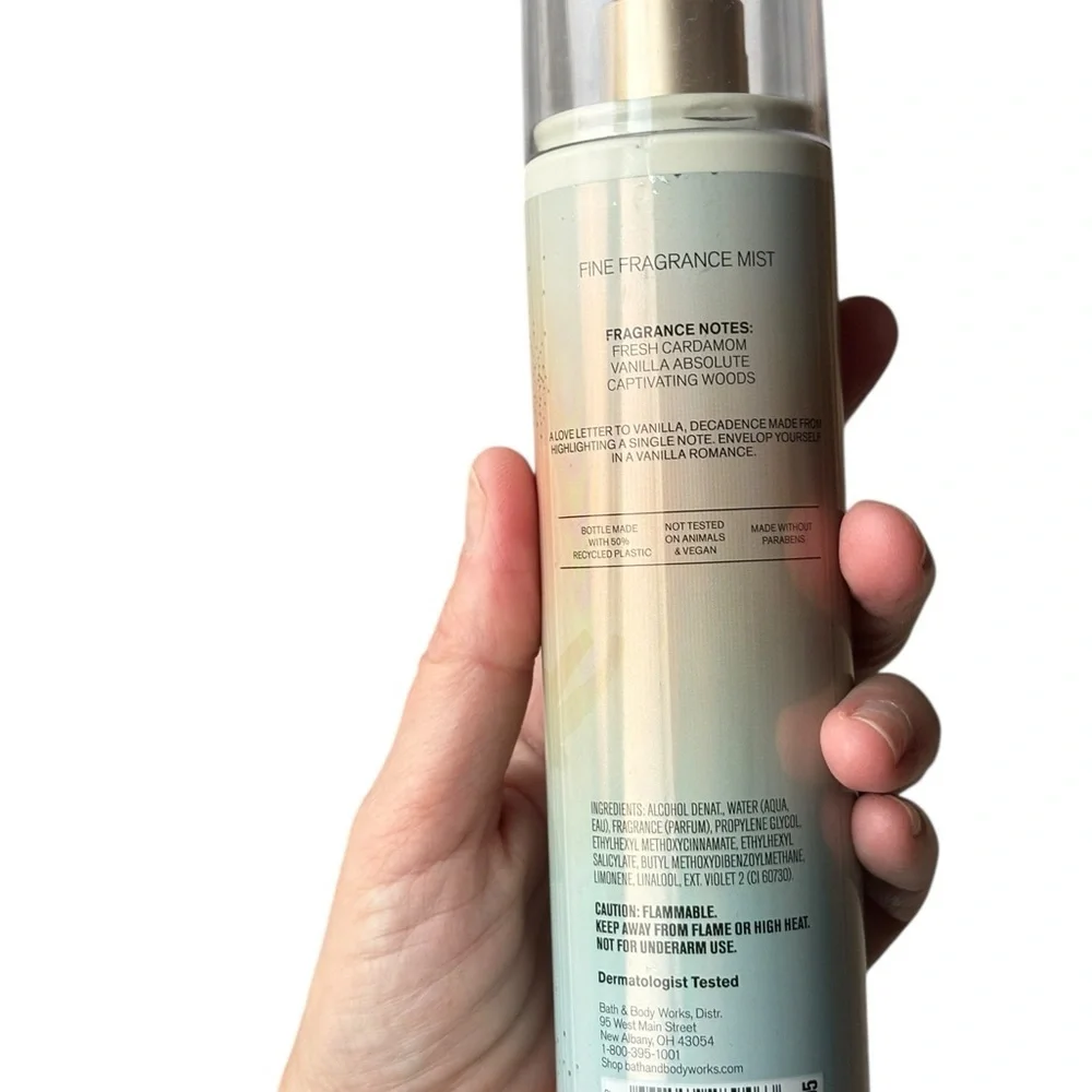 Bath & Body Works Vanilla Romance Fine Fragrance Mist 8 oz